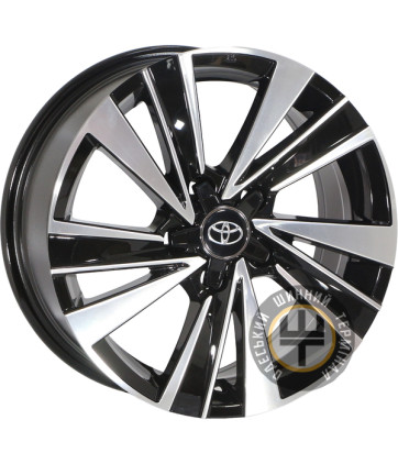 Zorat Wheels BKY1382 7x16 5x114.3 ET40 DIA60.1 Black polished (Черный с полированной лицевой частью)