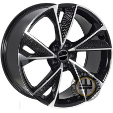 ZF FBX008 7.5x17 5x114.3 ET35 DIA67.1 Черный с алмазной механической обработкой лицевой поверхности