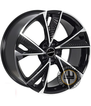 ZF FBX008 7.5x17 5x114.3 ET35 DIA67.1 Черный с алмазной механической обработкой лицевой поверхности