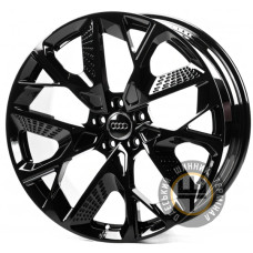 WS FORGED WS-A006C 10.5x22 5x112 ET25 DIA66.5 Gloss Black Machined Face (Черный глянцевый полированное лицо)