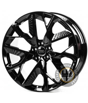 WS FORGED WS-A006C 10.5x22 5x112 ET25 DIA66.5 Gloss Black Machined Face (Черный глянцевый полированное лицо)