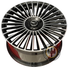 WS FORGED WS-MR-052/1C 10x21 5x112 ET51 DIA66.45 Gloss Black Machined Face (Черный глянцевый полированное лицо)