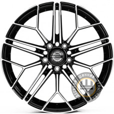 WS FORGED WS-141C 11.5x21 5x130 ET66 DIA71.5 Gloss Black Machined Face (Черный глянцевый полированное лицо)