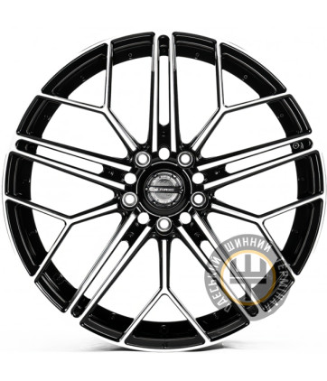 WS FORGED WS-141C 11.5x21 5x130 ET66 DIA71.5 Gloss Black Machined Face (Черный глянцевый полированное лицо)
