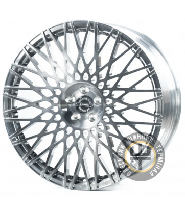 WS FORGED WS-145C 9.5x22 5x112 ET32 DIA66.45 Brushed Matte Silver
