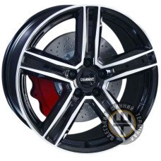 Dezent KG  7x18 5x112 ET22 DIA66.6 Black polished (Черный с полированной лицевой частью)