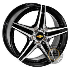 Zorat Wheels 8984 7x16 5x114.3 ET40 DIA73.1 Black polished (Черный с полированной лицевой частью)