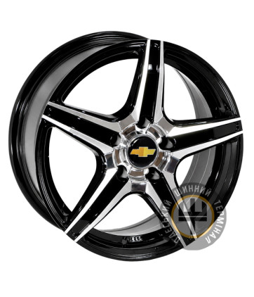 Zorat Wheels 8984 7x16 5x114.3 ET40 DIA73.1 Black polished (Черный с полированной лицевой частью)