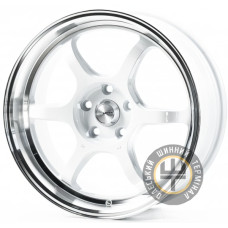 Flow Forming FF0061 7.5x17 5x112 ET38 DIA66.56 Matt Black Polished Lip (Матовый черный полированный обод)