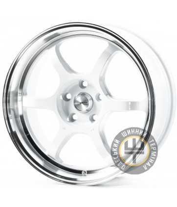 Flow Forming FF0061 8x18 5x112 ET38 DIA66.56 Matt Black Polished Lip (Матовый черный полированный обод)