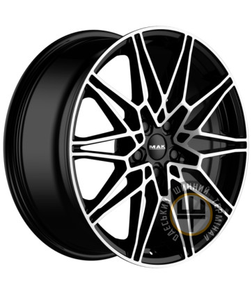 Mak Koenig 7.5x17 5x112 ET26 DIA66.6 Gloss Black (Черный глянец)