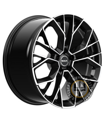 Mak Stilo-D 9.5x20 5x112 ET22 DIA66.45 Gloss Black (Черный глянец)