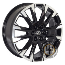 Zorat Wheels 7640 8x21 6x139.7 ET45 DIA95.1 Black polished (Черный с полированной лицевой частью)