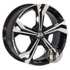 Zorat Wheels 7939 7x18 5x114.3 ET35 DIA67.1 Black polished (Черный с полированной лицевой частью)