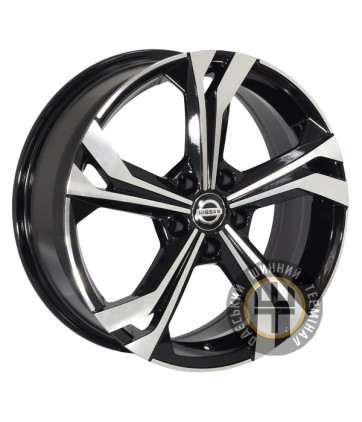 Zorat Wheels 7939 7x18 5x114.3 ET35 DIA67.1 Black polished (Черный с полированной лицевой частью)