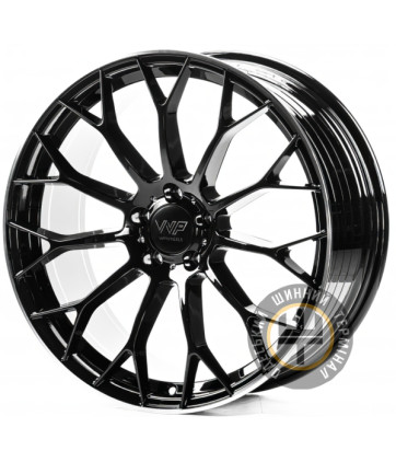 Flow Forming FF0452 8.5x20 5x112 ET40 DIA66.45 Чёрный глянцевый с полированной полкой