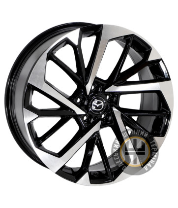 Zorat Wheels 1175 8x20 5x114.3 ET35 DIA67.1 Black polished (Черный с полированной лицевой частью)