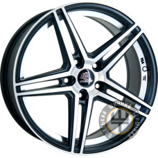 GT RD-S10 7.5x17 5x112 ET35 DIA66.45 Metall Cutting Black (Матовый черный с полировкой)