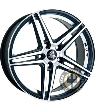 GT RD-S10 7.5x17 5x112 ET35 DIA66.45 Metall Cutting Black (Матовый черный с полировкой)