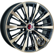 GT 5327 6.5x15 4x100 ET35 DIA67.1 Satin black with bronze face
