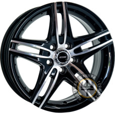 GT ZY584 6.5x15 5x100 ET35 DIA73.1 Machine black