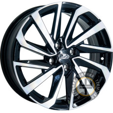 GT 165245 6.5x16 4x98 ET33 DIA58.6 Machine black