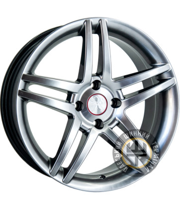 Replica Peugeot GT LP185 7x17 4x108 ET18 DIA65.1 Hyper black (Насыщенный черный, иногда темно-серебристый)
