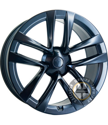 Replica Tesla FB681 10x22 5x120 ET35 DIA64.1 Satin black