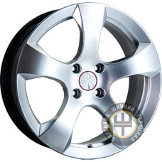 Replica Peugeot GT LP186 7x17 4x108 ET25 DIA65.1 Hyper Silver (Cупер серебро)