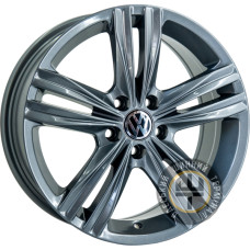 Replica Volkswagen 5293 7x16 5x100 ET38 DIA57.1 Graphite