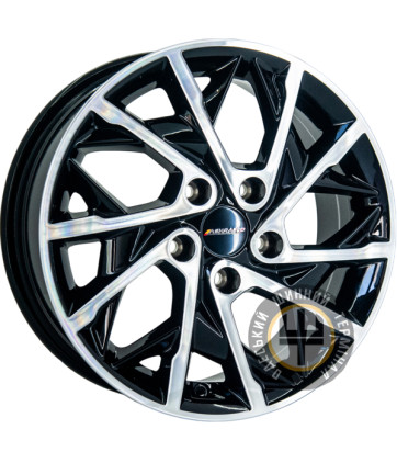 Replica Kia JA042 6.5x16 5x114.3 ET48 DIA67.1 Gun metal full polish (Темно-серый с полированным ободом)