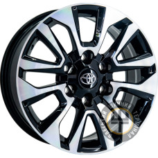 Replica Toyota 177207 7.5x17 6x139.7 ET25 DIA106.2 Machine black