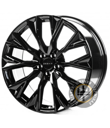 Replica ZE20443 9x20 5x108 ET43.5 DIA63.4 Gloss Black (Черный глянец)