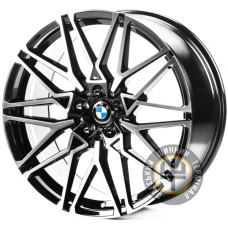 Replica B20699 10.5x20 5x112 ET40 DIA66.5 Gloss Black Machined Face (Черный глянцевый полированное лицо)