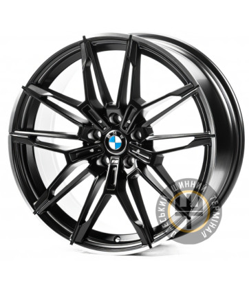 Replica B19492 8x19 5x112 ET27 DIA66.5 Satin black lip polish