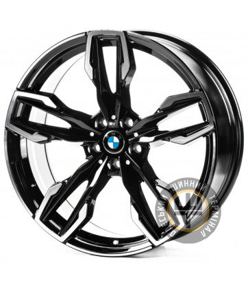 Replica B19817 7.5x19 5x112 ET32 DIA66.5 Gloss Black Machined Face (Черный глянцевый полированное лицо)