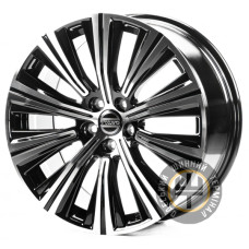 Replica V19733 8.5x19 5x108 ET48 DIA63.4 Gloss Black Machined Face (Черный глянцевый полированное лицо)