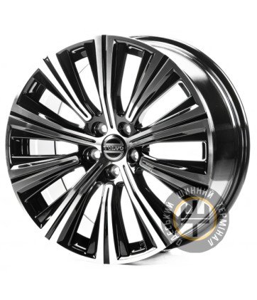 Replica V19733 8.5x19 5x108 ET48 DIA63.4 Gloss Black Machined Face (Черный глянцевый полированное лицо)