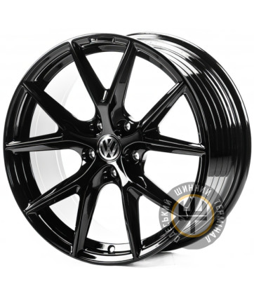 Replica VV18247 8x18 5x112 ET40 DIA57.1 Gloss Black (Черный глянец)