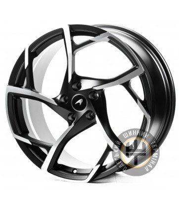 Replica FORGED MCL001/1 9x19 5x112 ET41.7 DIA57.1 Satin black with machined face