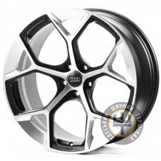 Replica FORGED A007/1 9x20 5x112 ET26 DIA66.45 Satin black with machined face