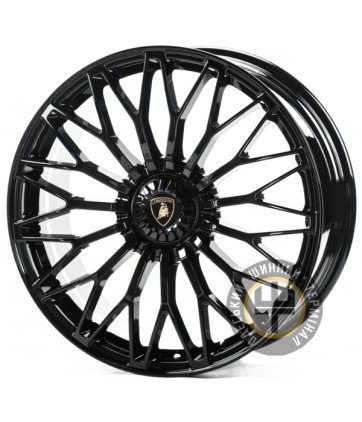 Replica FORGED LAMB002 8.5x20 5x112 ET42 DIA57.1 Gloss Black (Черный глянец)
