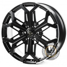 Replica FORGED NS001 8.5x22 6x139.7 ET35 DIA77.8 Satin black lip polish