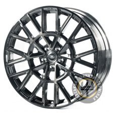 Replica FORGED LR11 9.5x23 5x120 ET42.5 DIA72.4 Brushed Gloss Black ( Матовый черный глянец)