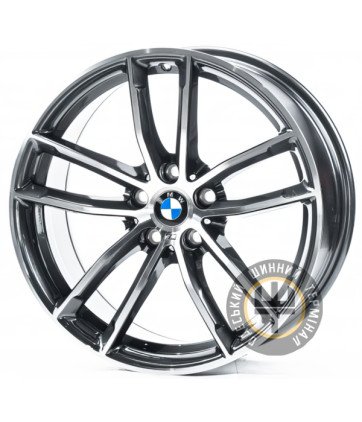 Replica B3003 8x18 5x112 ET30 DIA66.56 Dark Gunmetal Machined Face