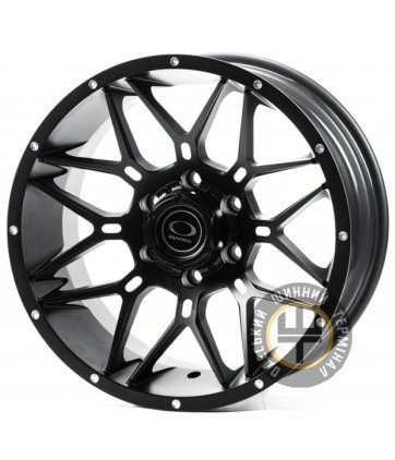 Off Road Wheels OW627 9x18 6x139.7 ET0 DIA106.1 Matt_Black_ML_Milling