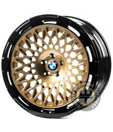 WS FORGED WS-B021C 11x23 5x120 ET44 DIA66.5 Gloss Black Inside Gloss Bronze