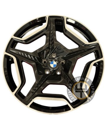 WS FORGED WS-B022C 10x22 5x120 ET22 DIA66.5 Gloss Black Machined Face (Черный глянцевый полированное лицо)
