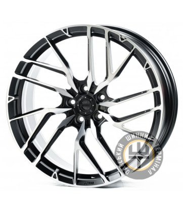 WS FORGED WS-188C 8.5x20 5x112 ET43 DIA66.5 Satin black with machined face