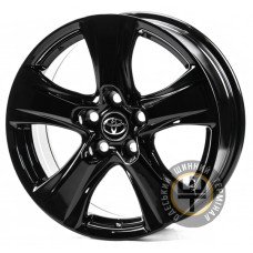Replica TY17253 7x17 5x114.3 ET35 DIA60.1 Gloss Black (Черный глянец)